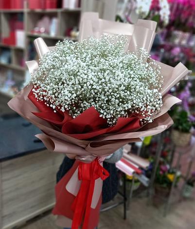 Букет цветов из: Гипсофила в Кармаскалы