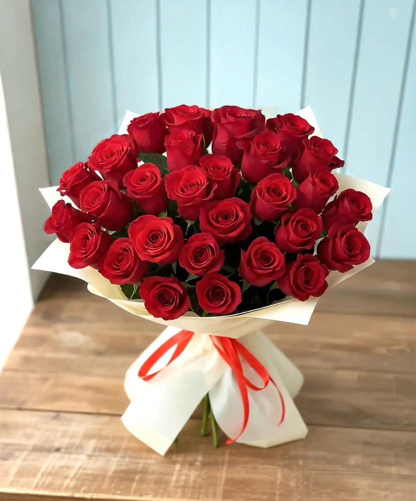 Букет 29 Красных роз в Кармаскалы