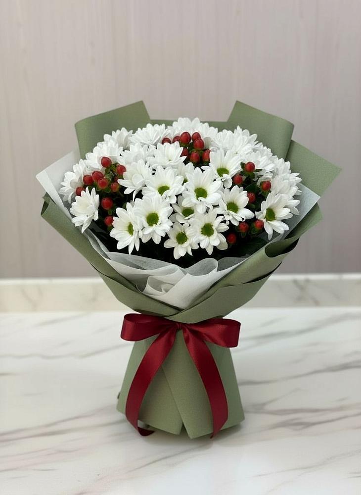 Букет цветов из: Хризантемы в Кармаскалы