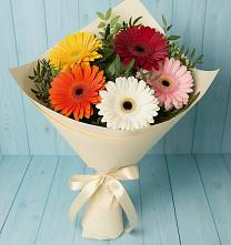 Букет цветов из:  Герберы в Кармаскалы