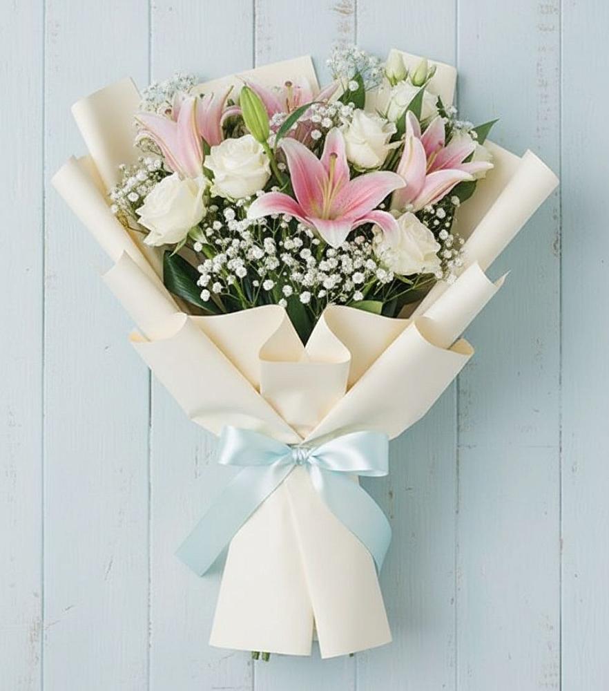 Букет цветов из: Лилии в Кармаскалы