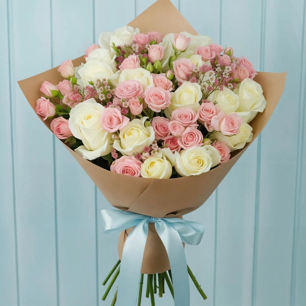 Букет цветов из: Розы в Кармаскалы