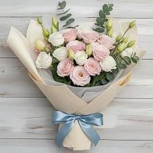 Букет цветов из:  Лизиантусы в Кармаскалы