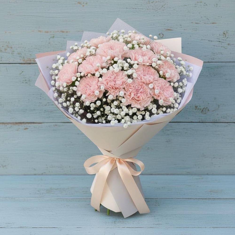 Букет цветов из: Гвоздики в Кармаскалы