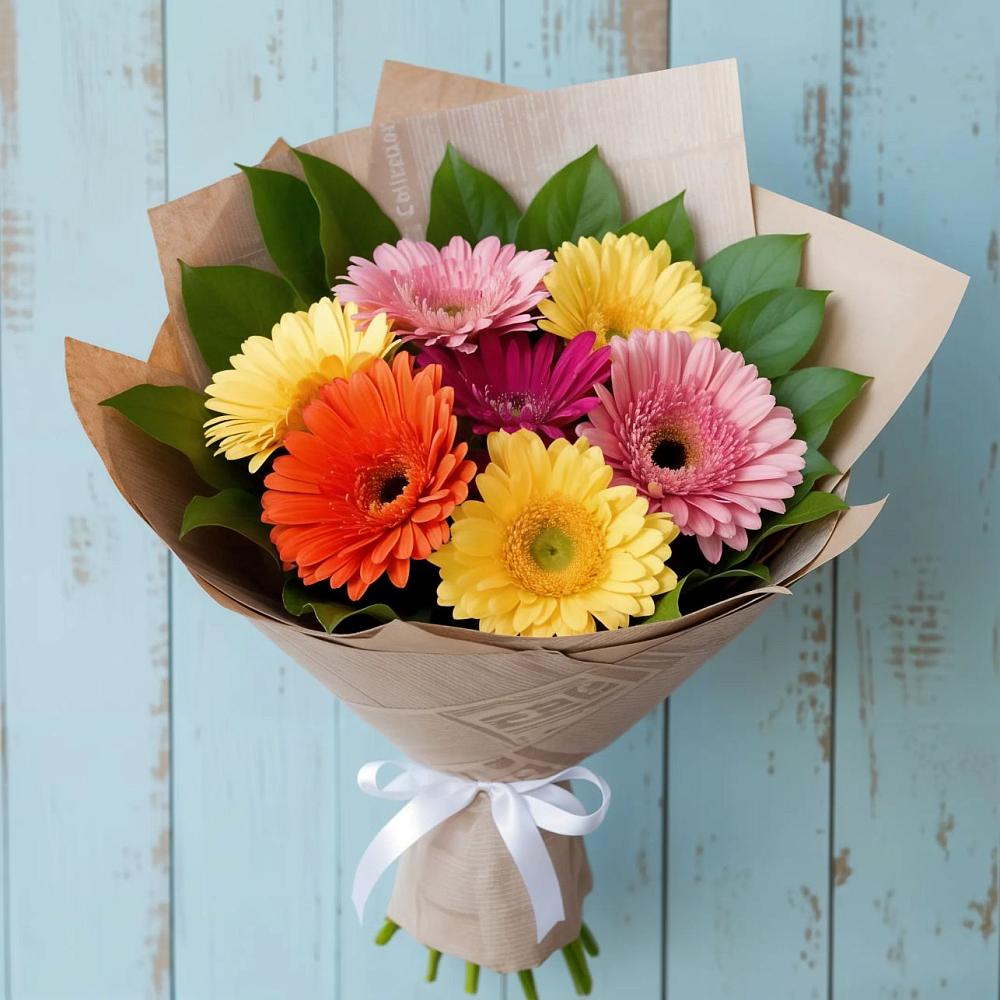 Букет цветов из: Герберы в Кармаскалы