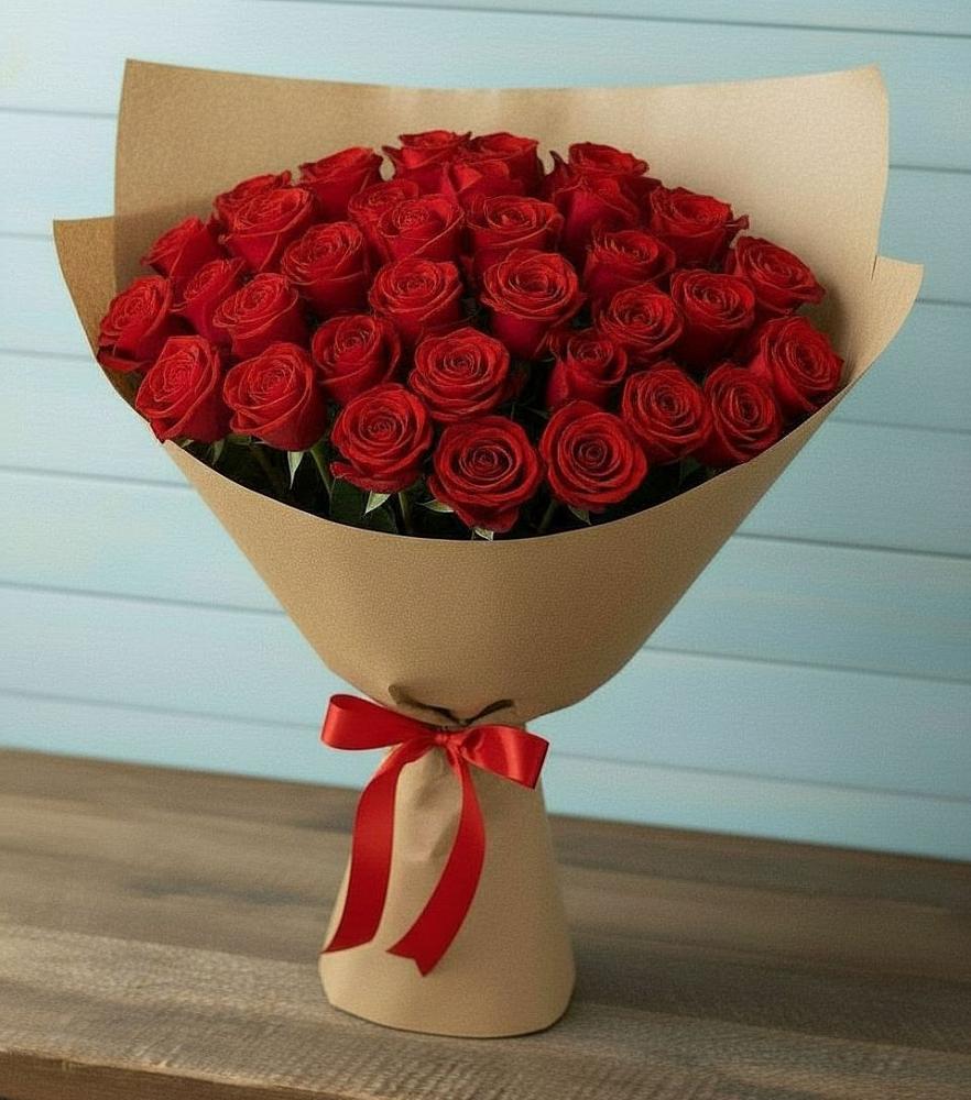 Букет Красные розы Милано в Кармаскалы
