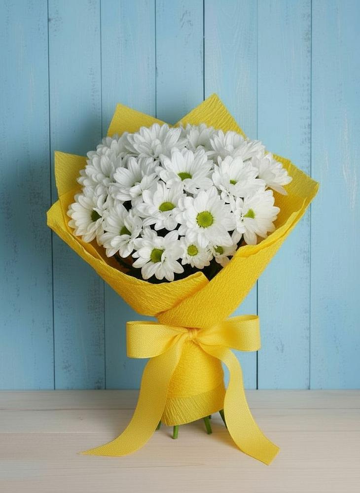 Букет цветов из: Хризантемы в Кармаскалы