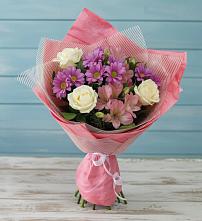 Букет цветов из:  Герберы #REPLACE_PRED# Кармаскалы