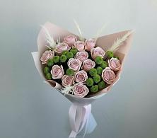 Букет цветов из:  Розы и Хризантемы в Кармаскалы