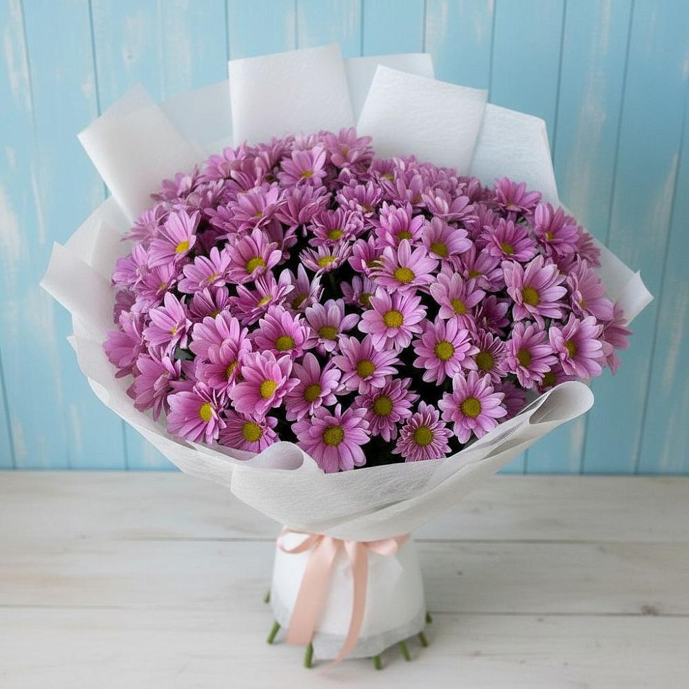 Букет цветов из: Хризантемы в Кармаскалы