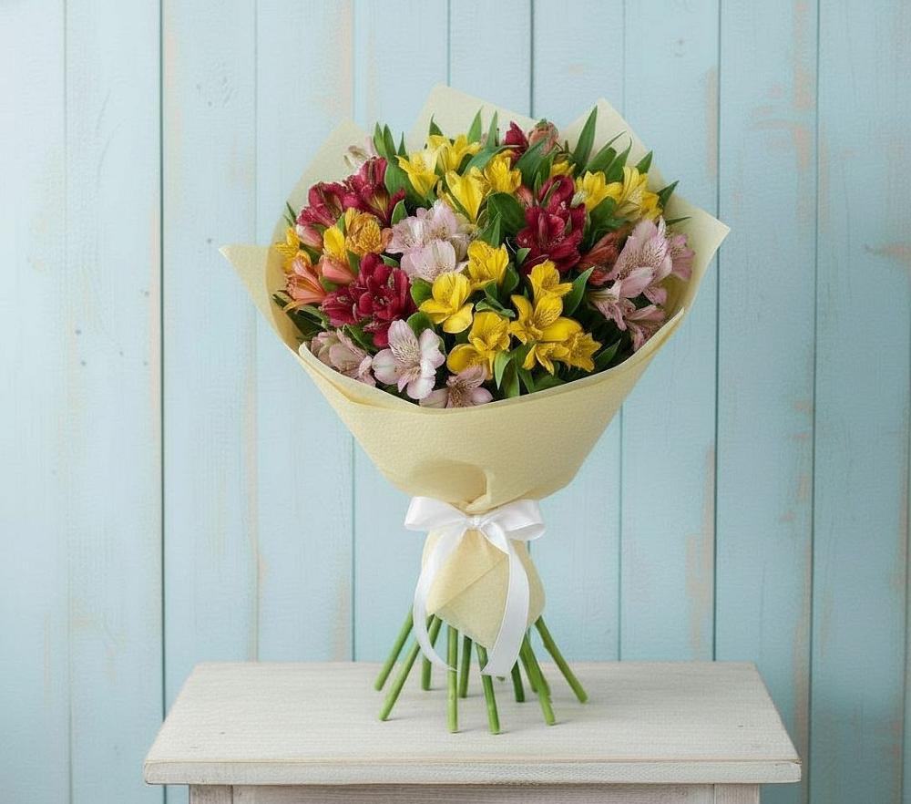 Букет цветов из: Альстромерии в Кармаскалы